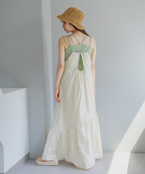 Kastane(カスタネ)の「【サイズ展開あり】カップ付ニットキャミ(キャミソール・レディース・ミント/ブラック/オレンジ/アイボリー・M/XS)」の21枚目の写真