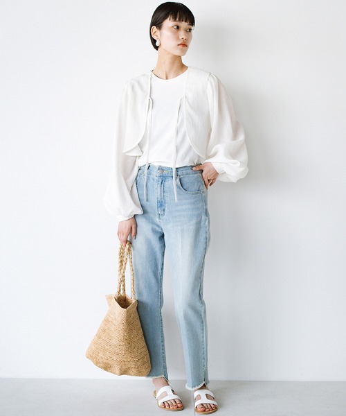 haco!（ハコ）の「前後2WAY！着るだけで二の腕カバーとオシャレ完成の