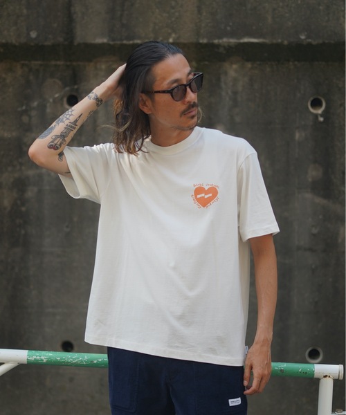 BANKS(バンクス)の「DESIGN TEE/BANKS(バンクス)半袖Tシャツ(Tシャツ/カットソー・メンズ・オフホワイト/ライトグリーン/その他6・MEDIUM/LARGE/X-LARGE/SMALL)」の12枚目の写真