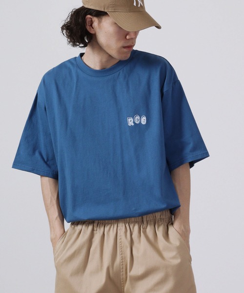 Red Cap Girl(レッドキャプガール)の「Red Cap Girl 天竺 バックプリント ビックシルエット 半袖Tシャツ(Tシャツ/カットソー・メンズ・ブラック/ブルー/ホワイト・L/M)」の13枚目の写真