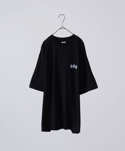 Red Cap Girl(レッドキャプガール)の「Red Cap Girl 天竺 バックプリント ビックシルエット 半袖Tシャツ(Tシャツ/カットソー・メンズ・ブラック/ブルー/ホワイト・L/M)」の17枚目の写真