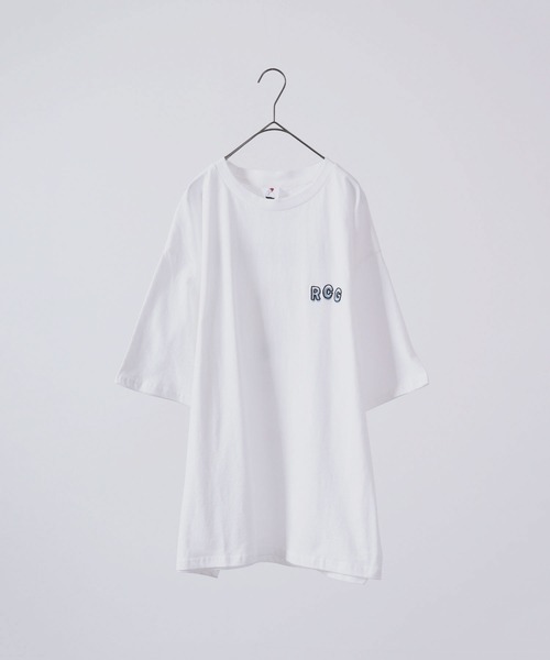 Red Cap Girl(レッドキャプガール)の「Red Cap Girl 天竺 バックプリント ビックシルエット 半袖Tシャツ(Tシャツ/カットソー・メンズ・ブラック/ブルー/ホワイト・L/M)」の15枚目の写真