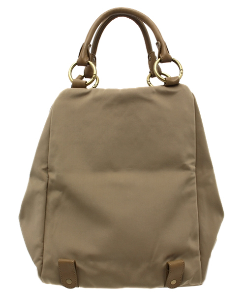 ear PAPILLONNER(イアパピヨネ)の「ニットスタンプ(バックパック/リュック・レディース・ネイビー/ベージュ/ブラック・FREE)」の1枚目の写真