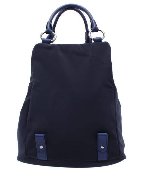 ear PAPILLONNER(イアパピヨネ)の「ニットスタンプ(バックパック/リュック・レディース・ネイビー/ベージュ/ブラック・FREE)」の3枚目の写真