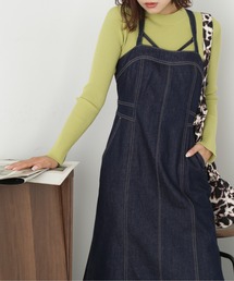 ◇[低身長サイズ/Sシリーズ]マーメイドデニムキャミワンピース