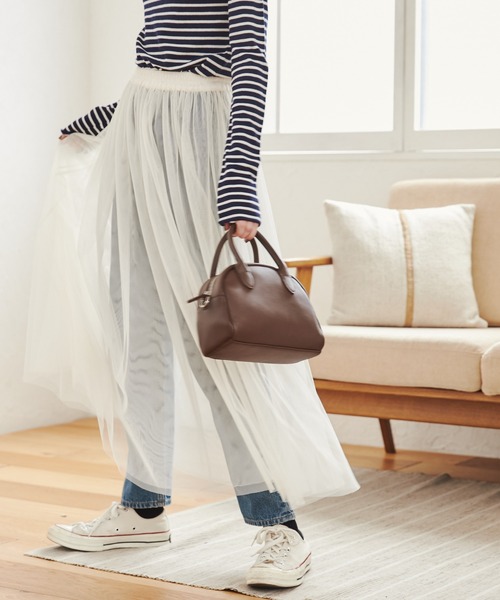 ANGIE（アンジー）の「2WAYチュールスカート（スカート・レディース・ブラック/アイボリー/ライトグレー・FREE）」の17枚目の写真