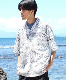 CRAFT STANDARD BOUTIQUE | バンダナ柄オープンカラーシャツ(シャツ/ブラウス)