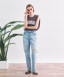 美品 YANUK LEA ヤヌーク ボーイズストレート ブラックデニム ダメージ 楽天市場】【SALE！50%OFF】ヤヌーク YANUK レア ボーイズ