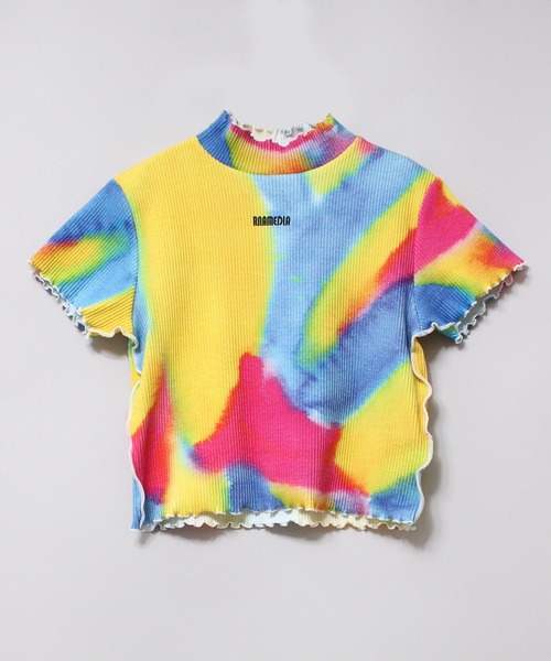 RNA(アールエヌエー)の「M2106 タイダイリブミニT(Tシャツ/カットソー・レディース・マルチ/レインボー/イエロー・MEDIUM)」の20枚目の写真