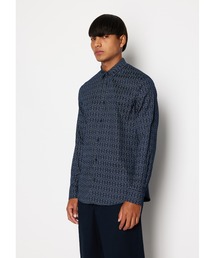 ARMANI EXCHANGE | 【A|X アルマーニ エクスチェンジ】オールオーバーロゴ　長袖シャツ/REGULAR(シャツ/ブラウス)