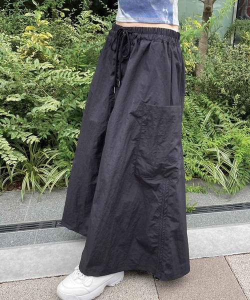 SPIGA（スピーガ）の「ｻｲﾄﾞﾄﾞﾛｽﾄｶｰｺﾞﾛﾝｸﾞｽｶｰﾄ（スカート・レディース・グレー/カーキ/ブラック・FREE）」の17枚目の写真