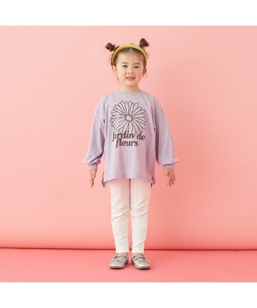 Lycee mine（リセマイン）の「【やみつきになる着心地】バックフリルレギンス（レギンス/スパッツ・キッズ・ベージュ/グレー/ミント/オフホワイト・110cm/100cm/120cm/130cm/140cm）」の12枚目の写真