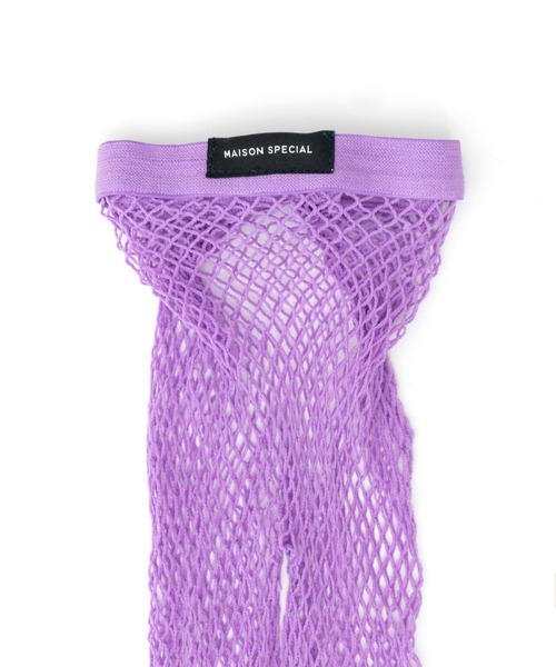 MAISON SPECIAL(メゾンスペシャル)の「Mesh Tights/メッシュタイツ【MAISON SPECIAL/メゾンスペシャル】(タイツ/ストッキング・レディース・パープル/ピンク/ライム/ブラック/ホワイト・FREE)」の4枚目の写真