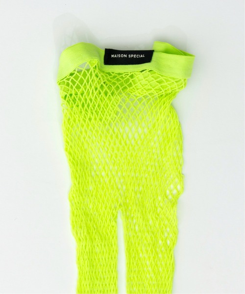 MAISON SPECIAL(メゾンスペシャル)の「Mesh Tights/メッシュタイツ【MAISON SPECIAL/メゾンスペシャル】(タイツ/ストッキング・レディース・パープル/ピンク/ライム/ブラック/ホワイト・FREE)」の3枚目の写真