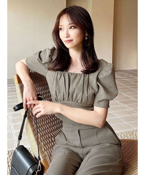 RESEXXY（リゼクシー）の「バックリボンスクエアブラウス【セットアップ着用可能】（シャツ/ブラウス・レディース・その他/ブラック/その他1・FREE）」の9枚目の写真