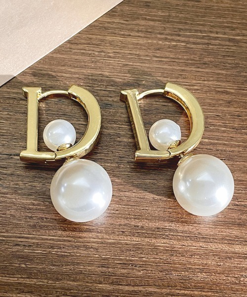 Futier land（フューティアランド）の「ドッキングインナーパールピアス（ピアス（両耳用）・レディース・ゴールド・FREE）」の6枚目の写真