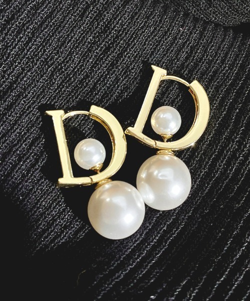 Futier land（フューティアランド）の「ドッキングインナーパールピアス（ピアス（両耳用）・レディース・ゴールド・FREE）」の4枚目の写真