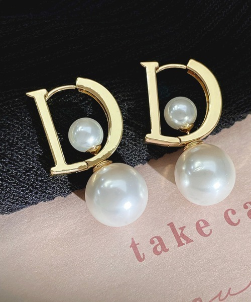 Futier land（フューティアランド）の「ドッキングインナーパールピアス（ピアス（両耳用）・レディース・ゴールド・FREE）」の10枚目の写真