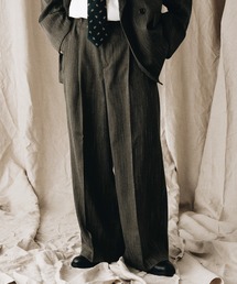 センタープレスワイドバギースラックス