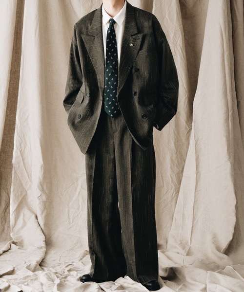 epnok(エプノック)の「センタープレスワイドバギースラックス(スラックス・メンズ・ブラック/カーキ/チャコールグレー/ナチュラル/モカ/ダークグレー・SMALL/MEDIUM/LARGE)」の15枚目の写真