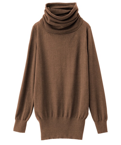 45Rコットン100% ダークブラウン タートルネックセーター 45R商品検索タートルネック ニット(並び順：価格)｜45R