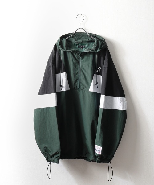 【別注・コラボ】 ZIP FIVE x KANGOL切替ナイロンビッグジャケット ZIP FIVE×KANGOL 切替ナイロンジャケット ZIP FIVE × KANGOL 切替