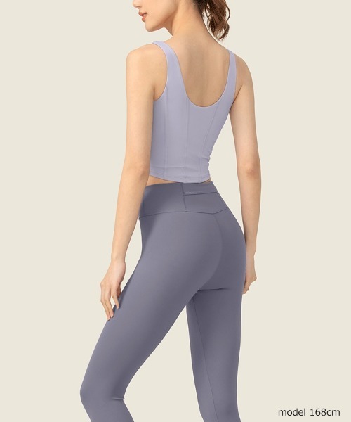 SAISON DE PAPILLON（セゾンドパピヨン）の「カップ付きタンクトップ（スポーツブラ・レディース・ブラック/グレー/ブラウン/ブルー・L/M/XL）」の21枚目の写真