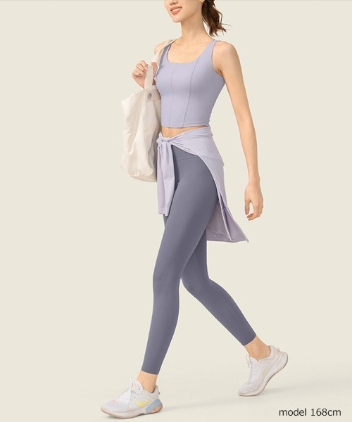 SAISON DE PAPILLON（セゾンドパピヨン）の「カップ付きタンクトップ（スポーツブラ・レディース・ブラック/グレー/ブラウン/ブルー・L/M/XL）」の15枚目の写真