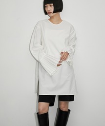 ADAM ET ROPE' | プリーツスリーブチュニックシャツ(シャツ/ブラウス)