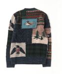 Polo Ralph Lauren パッチワークニット M POLO RALPH LAUREN（ポロ ラルフ ローレン）の「パッチワーク