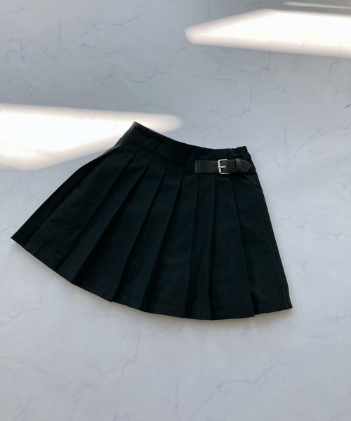 AS KNOW AS plus（アズノゥアズプラス）の「☆脇ベルトプリーツミニスカート（スカート・レディース・ブラック/ブルー系その他/グレー/グレー系・FREE）」の16枚目の写真