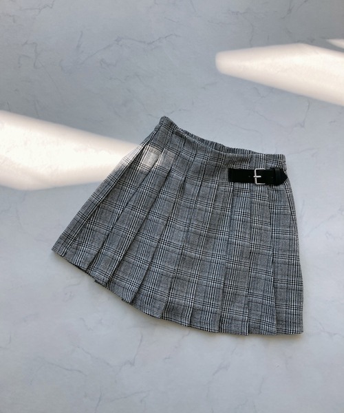 AS KNOW AS plus（アズノゥアズプラス）の「☆脇ベルトプリーツミニスカート（スカート・レディース・ブラック/ブルー系その他/グレー/グレー系・FREE）」の20枚目の写真