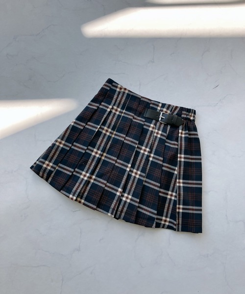 AS KNOW AS plus（アズノゥアズプラス）の「☆脇ベルトプリーツミニスカート（スカート・レディース・ブラック/ブルー系その他/グレー/グレー系・FREE）」の22枚目の写真