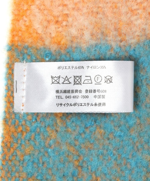 studio CLIP（スタディオクリップ）の「【daily CLIP】太フリンジチェックマフラー（マフラー・レディース・その他1/ベージュ/ブラウン・FREE）」の12枚目の写真