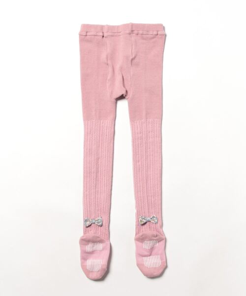 sense of wonder（センスオブワンダー）の「リバティリボン付きタイツ（タイツ/ストッキング・キッズ・マスタード/ネイビー/ピンク/チャコール・90-100cm/110-120cm/120-130cm/100-110cm/80-90cm）」の12枚目の写真