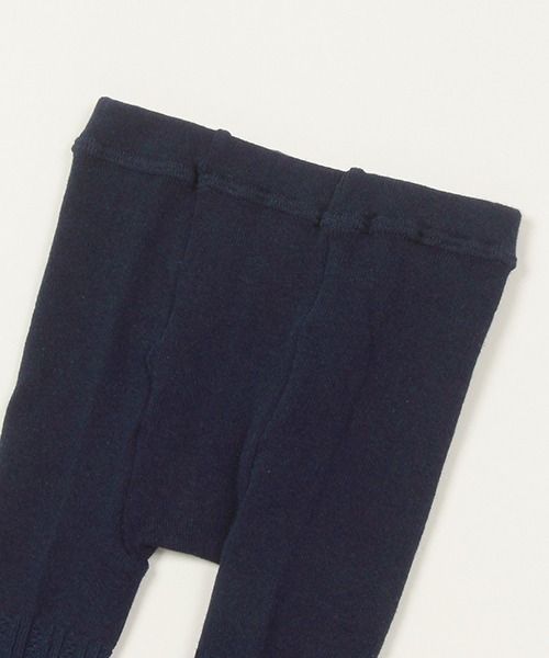 sense of wonder（センスオブワンダー）の「リバティリボン付きタイツ（タイツ/ストッキング・キッズ・マスタード/ネイビー/ピンク/チャコール・90-100cm/110-120cm/120-130cm/100-110cm/80-90cm）」の6枚目の写真