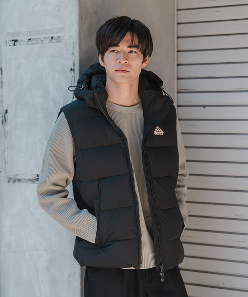 Pyrenex(ピレネックス)の「【PYRENEX / ピレネックス】SPOUTNIC MINI RIPSTOP VEST(ダウンベスト・メンズ・オレンジ/カーキ/ネイビー/ブラック/チャコールグレー・LARGE/X-LARGE/MEDIUM/SMALL)」の12枚目の写真