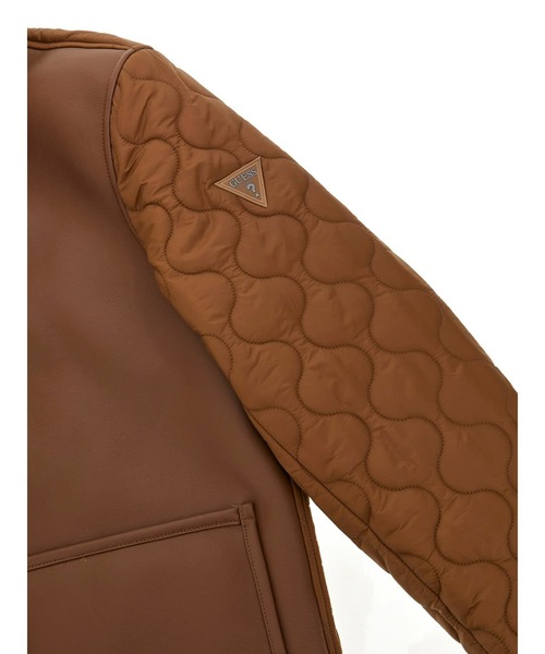 Guess(ゲス)の「Shearling Look Jacket ジャケット/アウター ブルゾン(ブルゾン・メンズ・ブラウン・X-LARGE/LARGE/MEDIUM)」の8枚目の写真