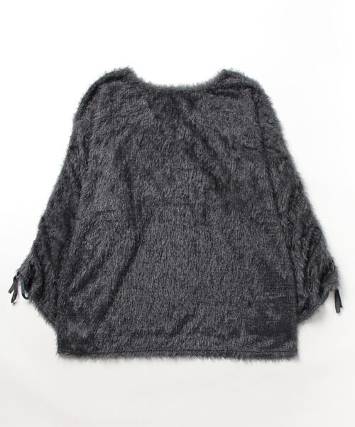 STYLEBLOCK(スタイルブロック)の「ドロップショルダーオーバーサイズニットトップス(ニット/セーター・レディース・ピンク/ブルー/チャコールグレー/アイボリー・FREE)」の5枚目の写真