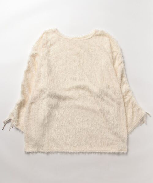 STYLEBLOCK(スタイルブロック)の「ドロップショルダーオーバーサイズニットトップス(ニット/セーター・レディース・ピンク/ブルー/チャコールグレー/アイボリー・FREE)」の12枚目の写真