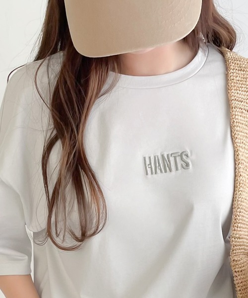 セール】コーデを上品に魅せる。接触冷感立体刺繍Tシャツ（T