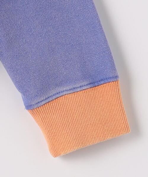 green label relaxing（グリーンレーベルリラクシング）の「裏毛 ダメージリンガー プルオーバー 140cm-160cm（スウェット・キッズ・レッド/パープル/ライトグレー・140cm/160cm/150cm）」の9枚目の写真