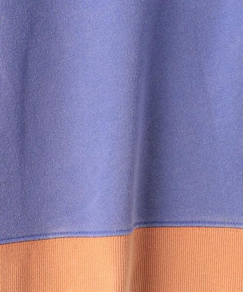 green label relaxing（グリーンレーベルリラクシング）の「裏毛 ダメージリンガー プルオーバー 140cm-160cm（スウェット・キッズ・レッド/パープル/ライトグレー・140cm/160cm/150cm）」の12枚目の写真