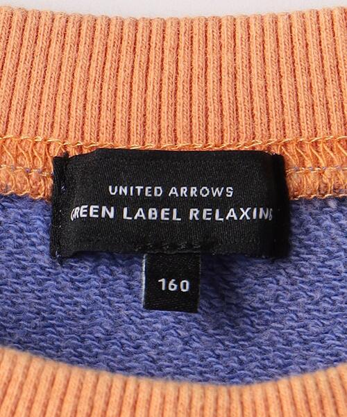green label relaxing（グリーンレーベルリラクシング）の「裏毛 ダメージリンガー プルオーバー 140cm-160cm（スウェット・キッズ・レッド/パープル/ライトグレー・140cm/160cm/150cm）」の19枚目の写真