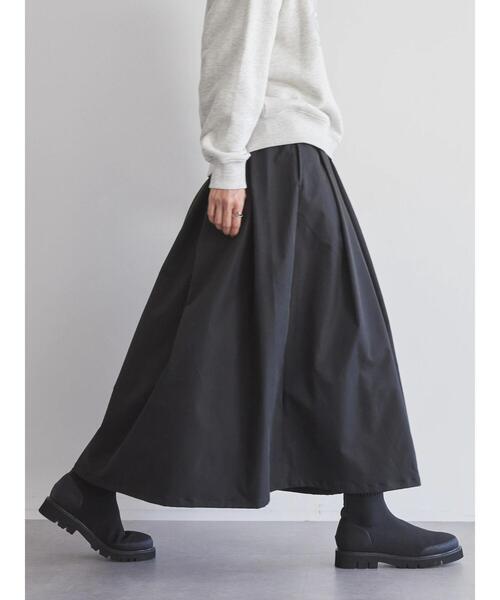 AMERICAN HOLIC（アメリカンホリック）の「タックフレアスカート（スカート・レディース・ブルー/ベージュ/ブラック・M/L）」の11枚目の写真