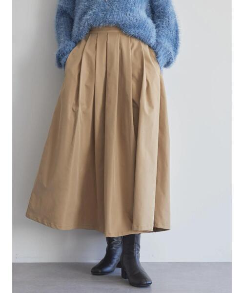 AMERICAN HOLIC（アメリカンホリック）の「タックフレアスカート（スカート・レディース・ブルー/ベージュ/ブラック・M/L）」の16枚目の写真