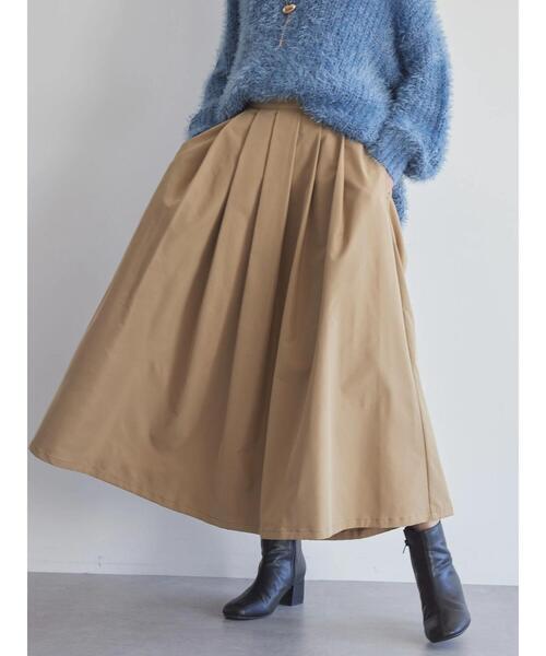 AMERICAN HOLIC（アメリカンホリック）の「タックフレアスカート（スカート・レディース・ブルー/ベージュ/ブラック・M/L）」の17枚目の写真