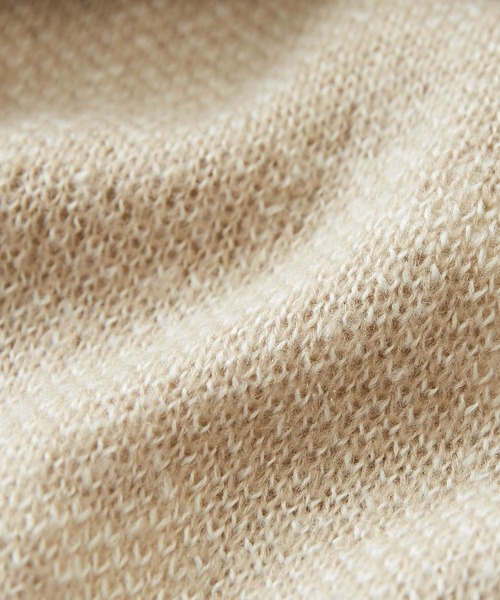 CUBE SUGAR（キューブシュガー）の「モヘアタッチジャガードスター柄プルオーバーニット（ニット/セーター・レディース・ブラック/ナチュラル/ブルー・M）」の20枚目の写真