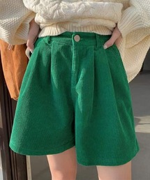 コーデュロイ ショートパンツ レディース