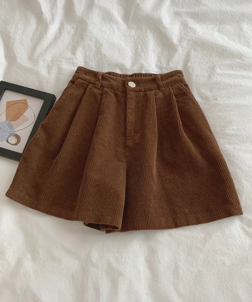 Miniministore(ミニミニストア)の「コーデュロイ ショートパンツ レディース(その他パンツ・レディース・アイボリー/ブラック/ブラウン/グリーン・L/M/XL/S)」の9枚目の写真